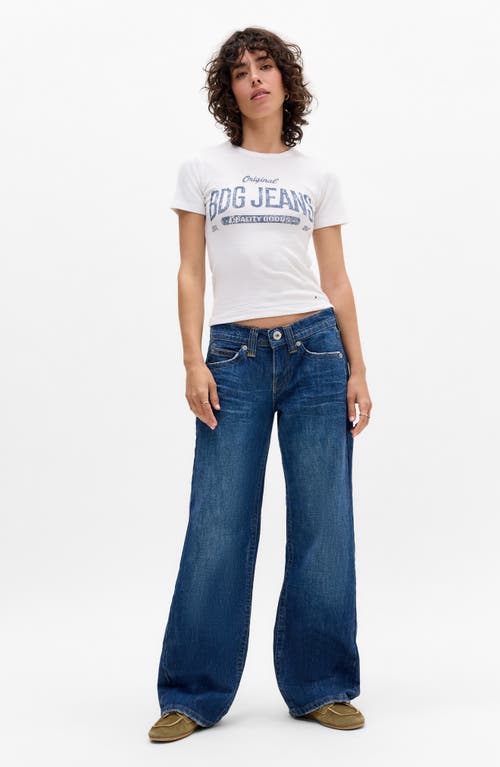 Bdg Urban Outfitters Kayla Low Rider Wide Leg Jeans In Blue
