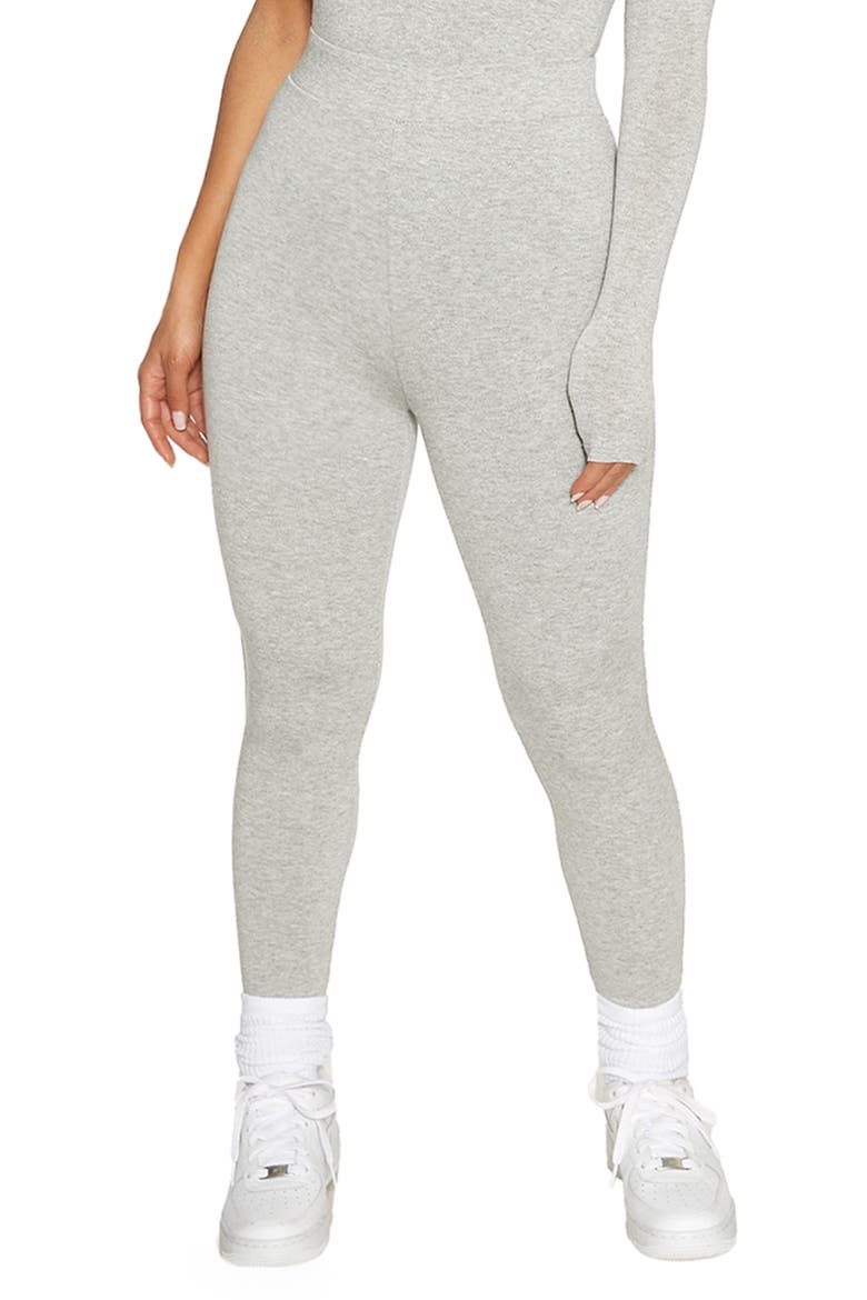 The NW High Waist Leggings, Main, color, HEATHER GREY