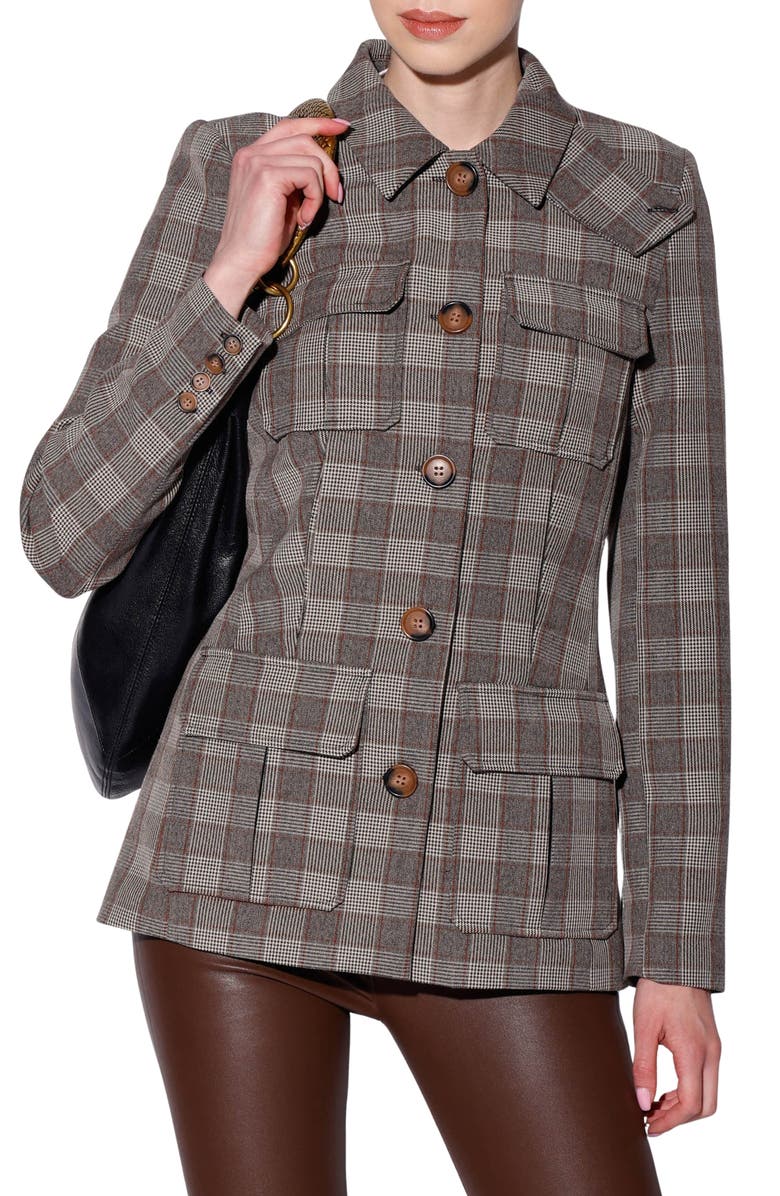 Walter Baker Spencer Plaid Jacket, Main, color, Winston Plaid