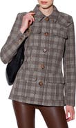 Walter Baker Spencer Plaid Jacket
