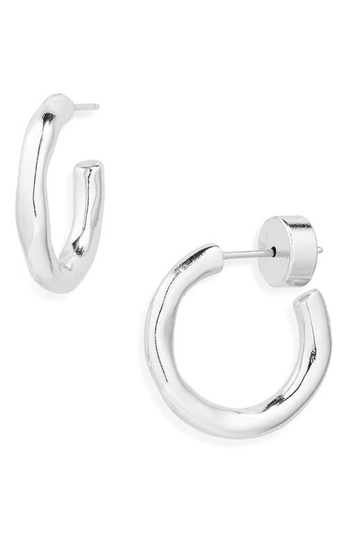 Nordstrom Demi Fine Molten Hoop Earrings in Sterling Silver Plated 