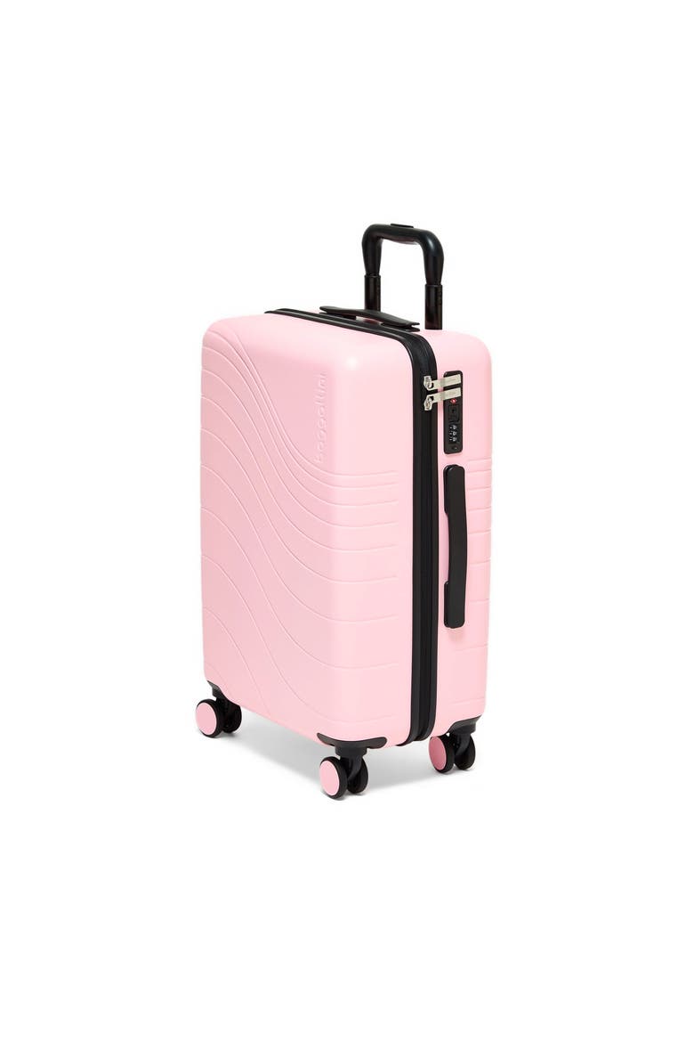 Set Wave 22 in. Wheel Hardside Carry-On Suitcase, Alternate, color, BAGG PINK HARDSIDE