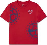 Nike Kids' Soccer Ball Graphic Cotton Blend T-Shirt