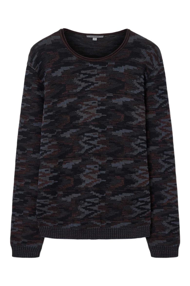 Caden Winter Pavement Organic Cotton Sweater, Alternate, color, NIGHT SKY