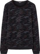 John Varvatos Caden Winter Pavement Organic Cotton Sweater