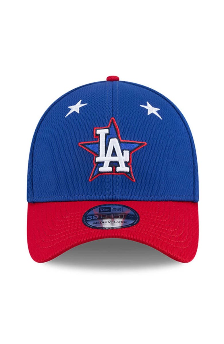 New Era Men's New Era Blue/Red Los Angeles Dodgers 2025 MLB All-Star Game Workout 39THIRTY Flex Hat, Alternate, color,