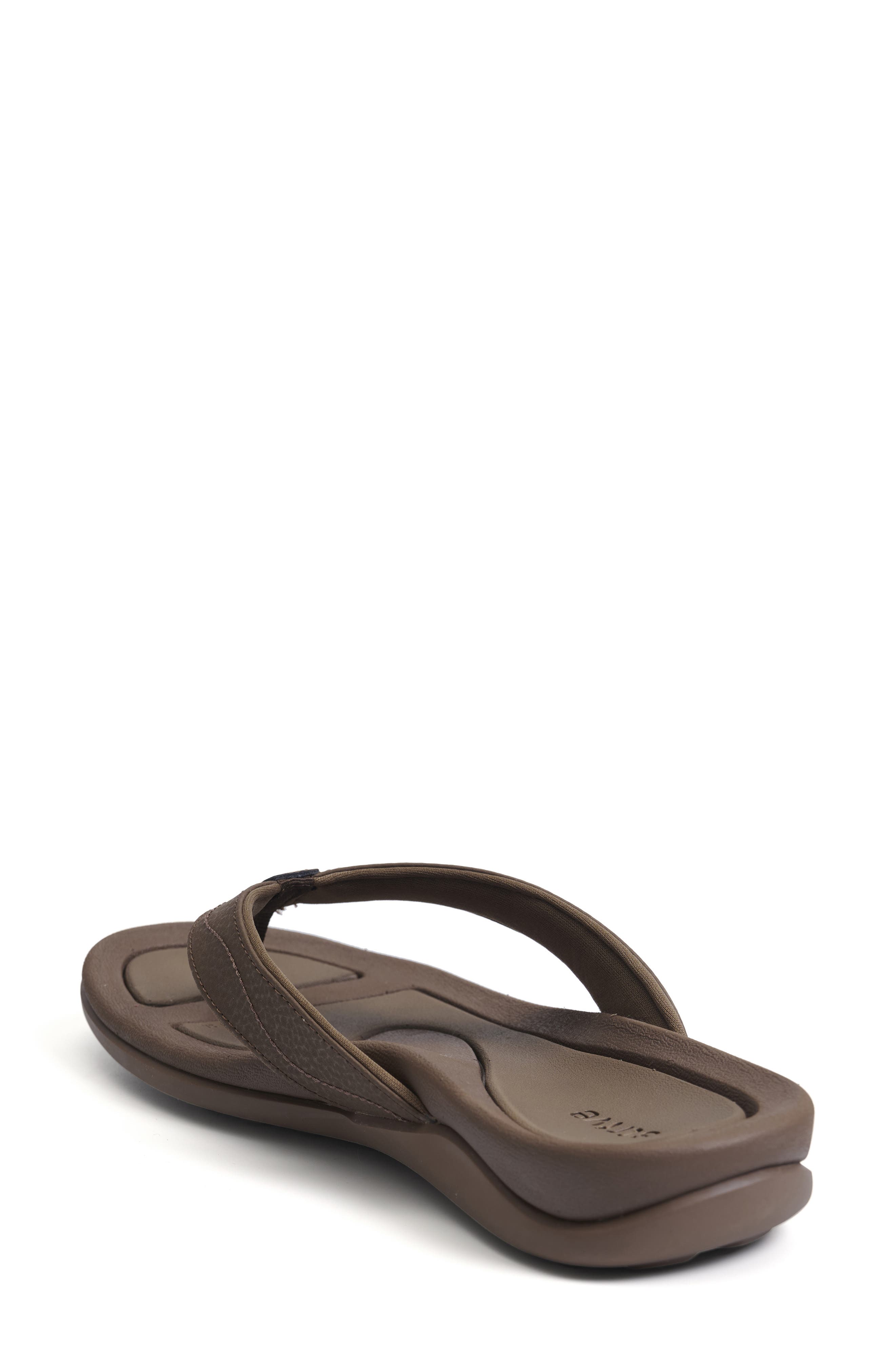 Wave Waterproof Flip Flop, Alternate, color, CHOCOLATE