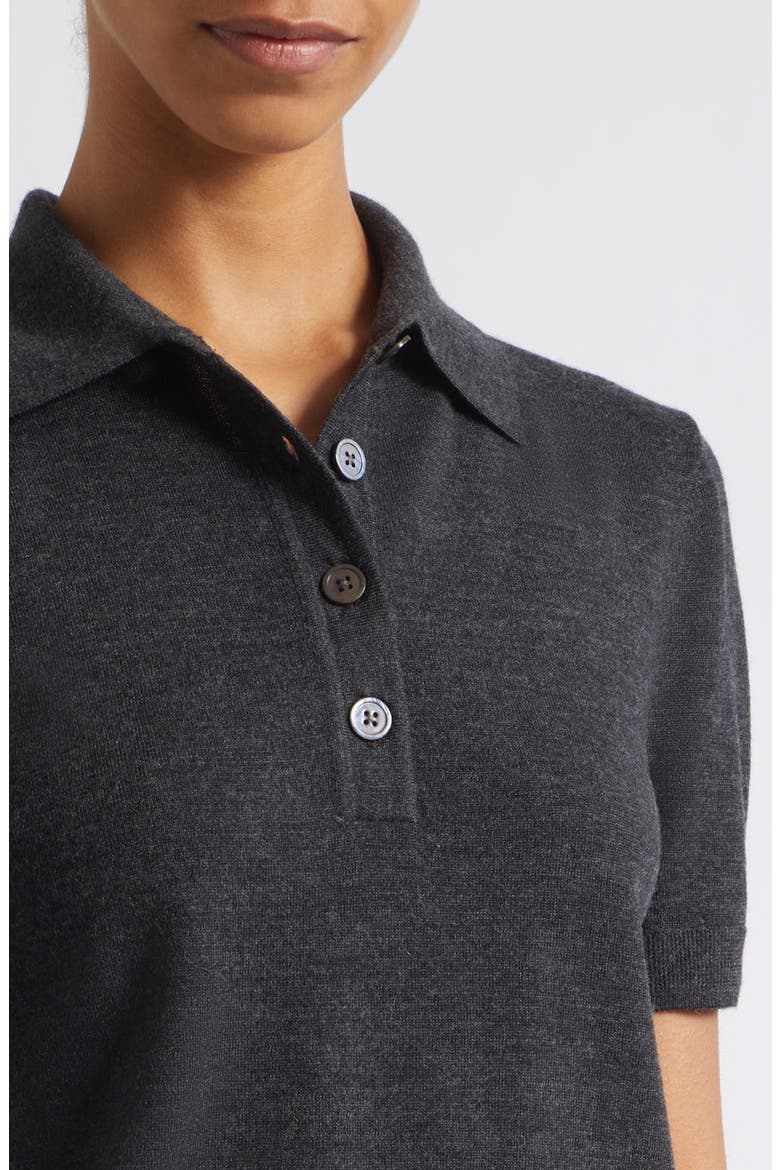 Rue Wool Short Sleeve Polo, Alternate, color, SHADOW