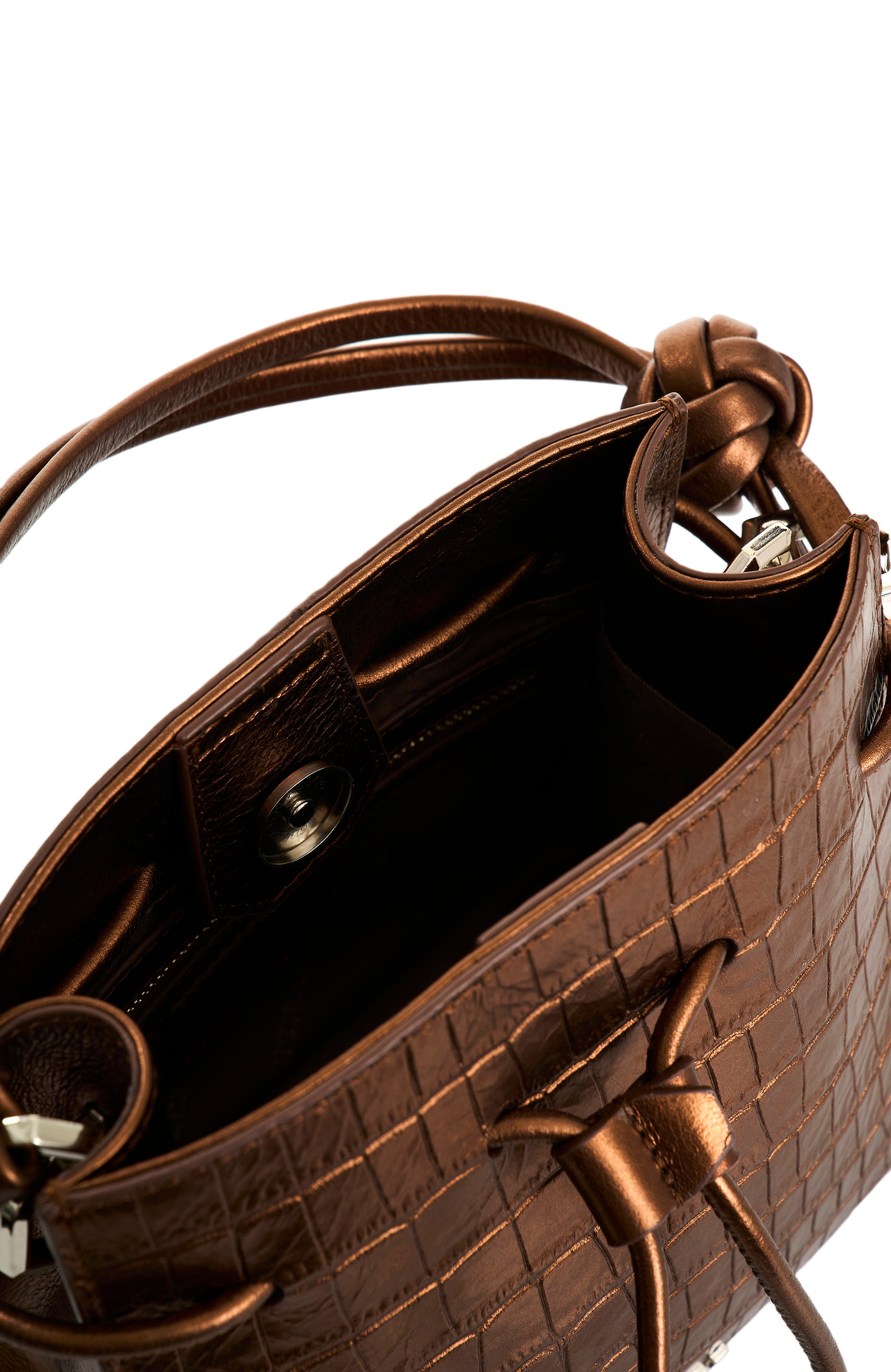 Velez Full Grain Leather Crossbody Bag and Shoulder Bag Purse, Alternate, color, Bronze