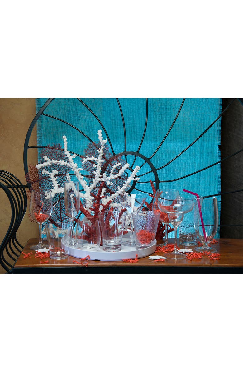 Fortessa Set of 6 Outdoor Stemless Wine Glasses, Alternate, color, Clear