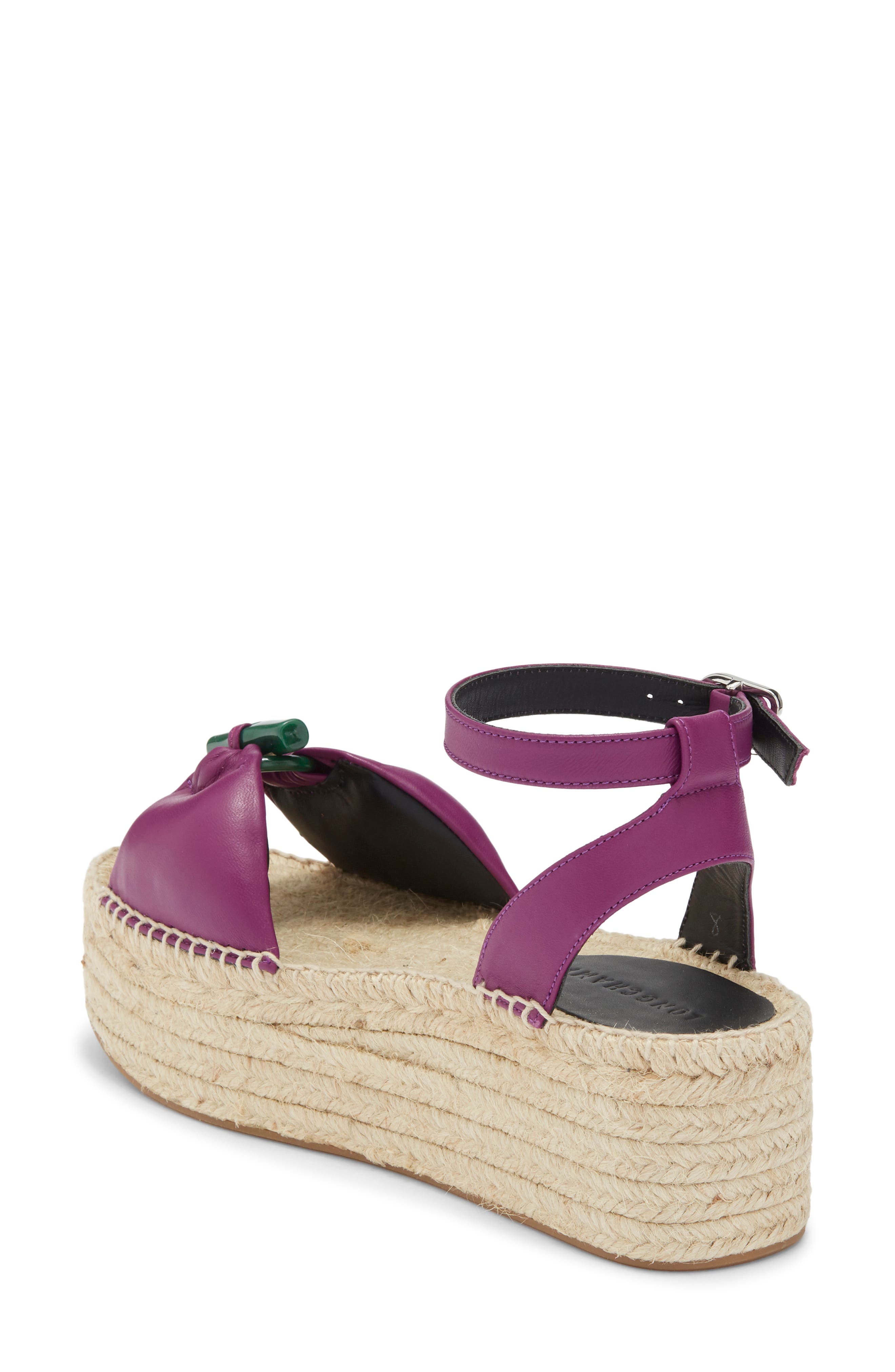Platform Espadrille Sandal, Alternate, color, VIOLET