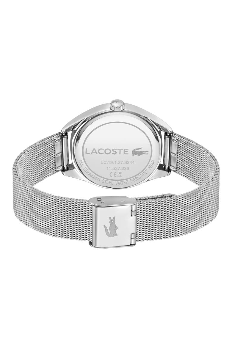 Atena Multifunction Mesh Strap Watch, 34mm, Alternate, color, SILVER