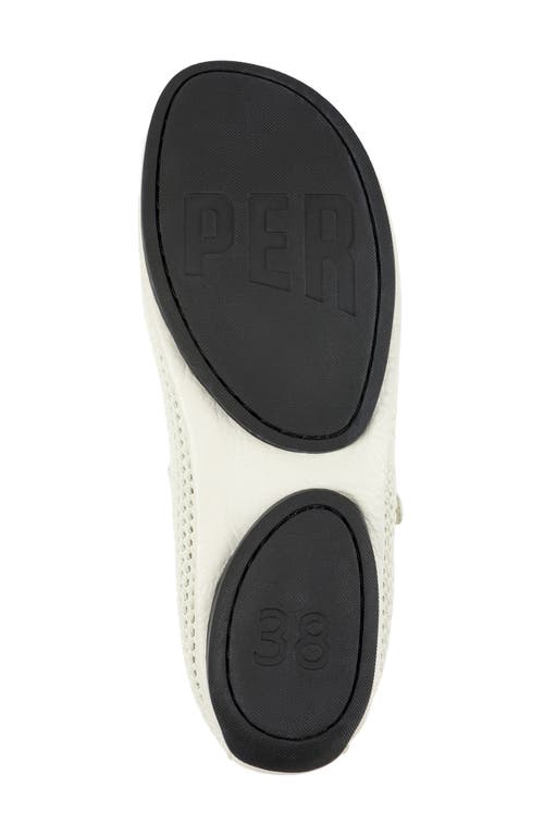 Camper Right Nina Mary Jane Flat In White