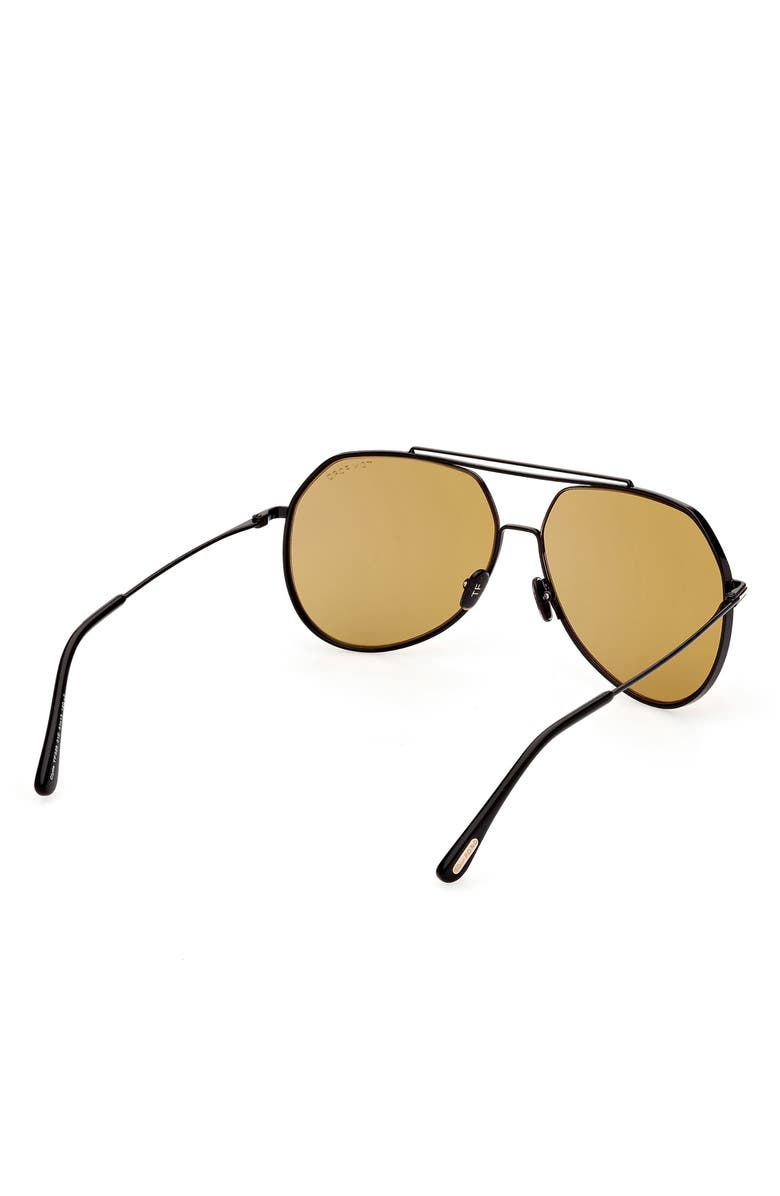 TOM FORD Liam 61mm Navigator Sunglasses, Alternate, color, 