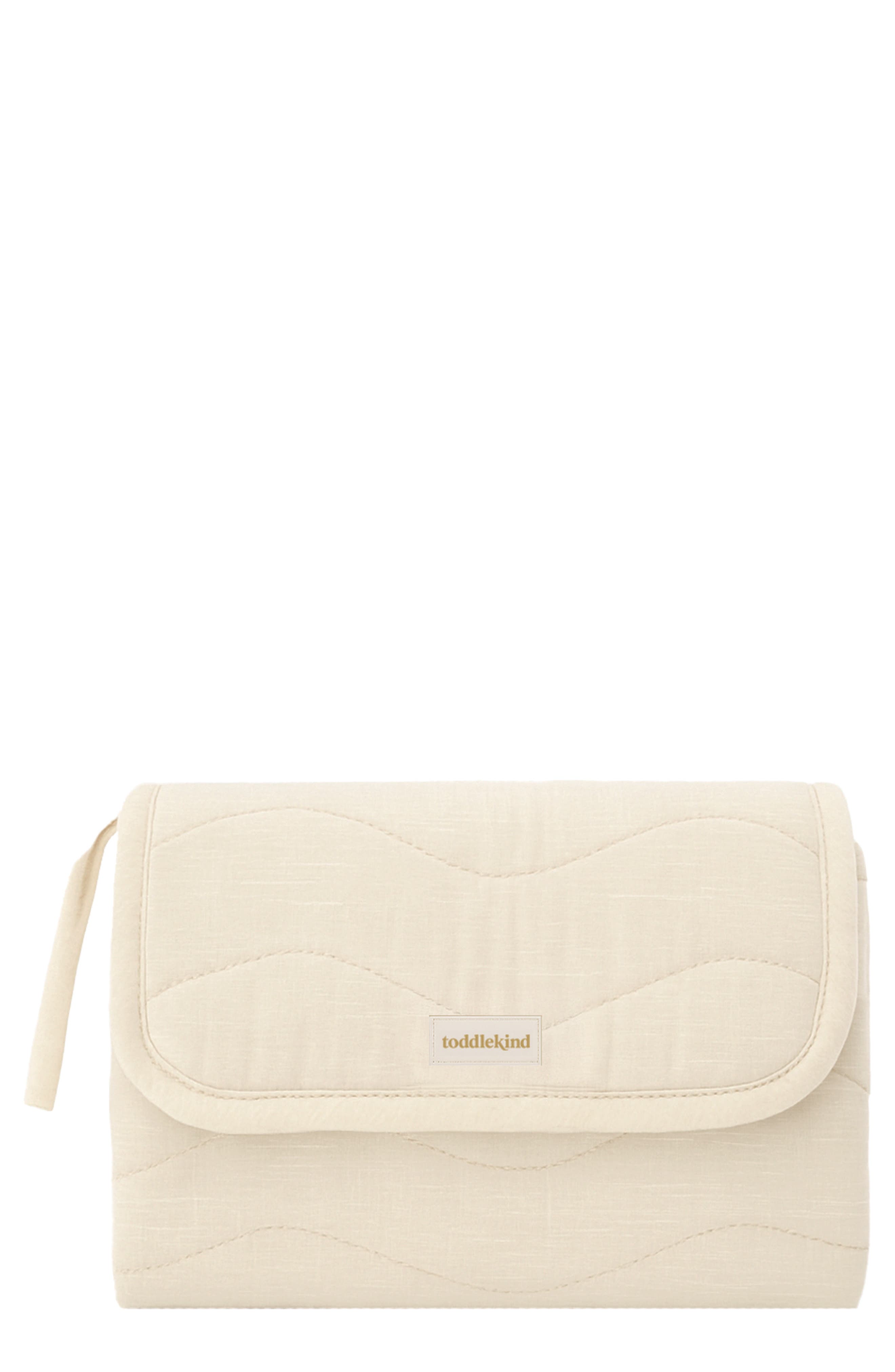 Toddlekind Mini Maven Changing Clutch, Main, color, Beige