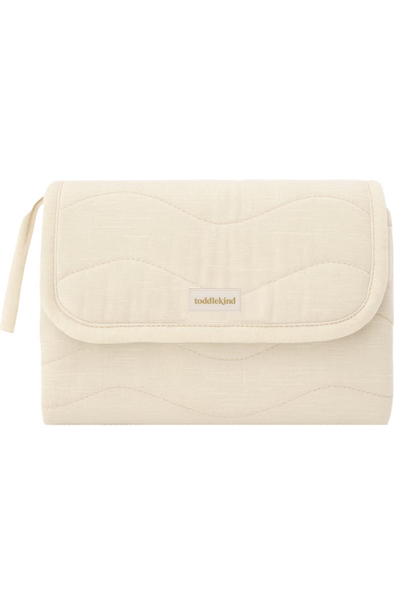 Toddlekind Mini Maven Changing Clutch, Main, color, Beige