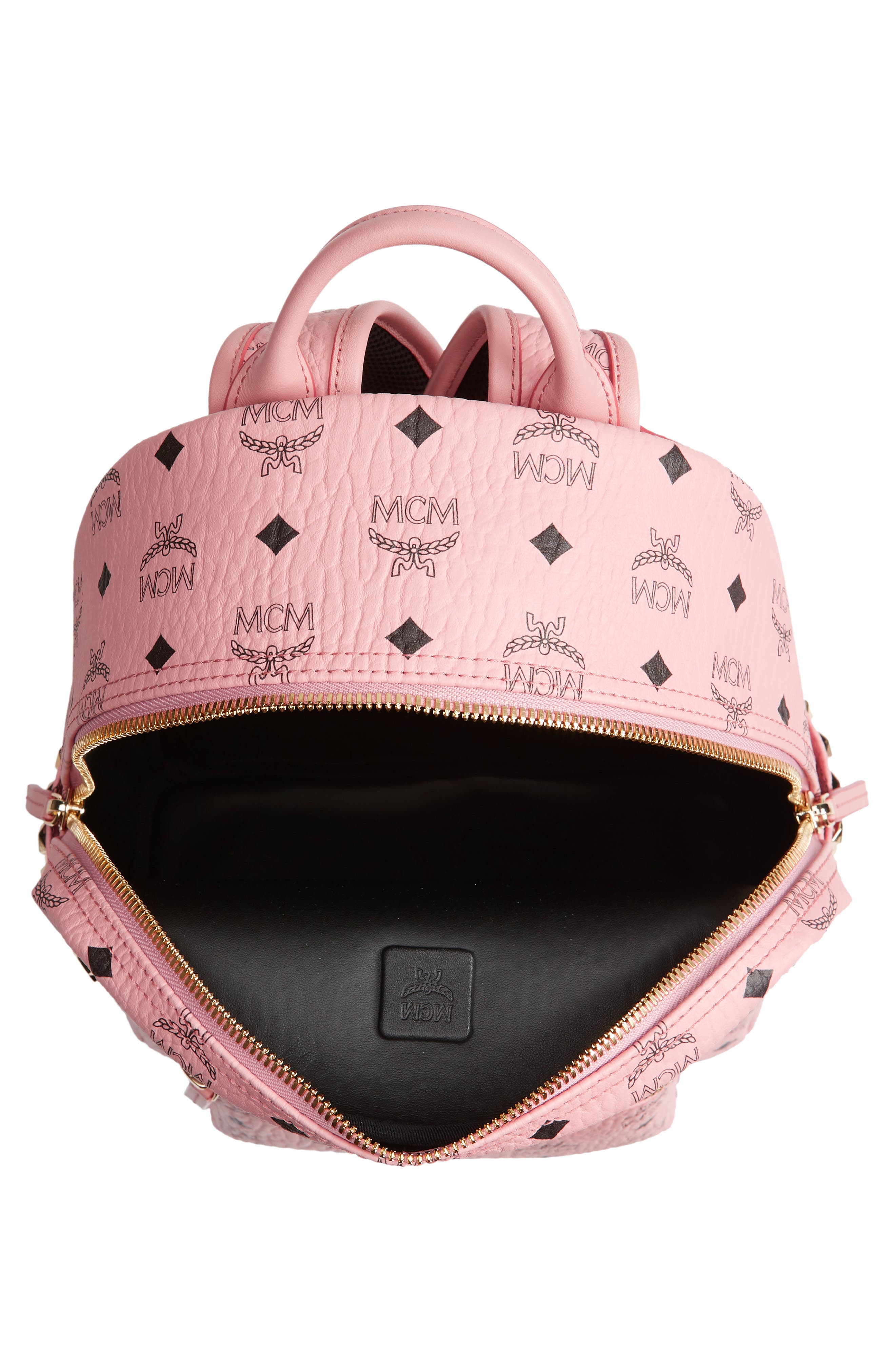Small Stark Side Stud Backpack, Alternate, color, SOFT PINK