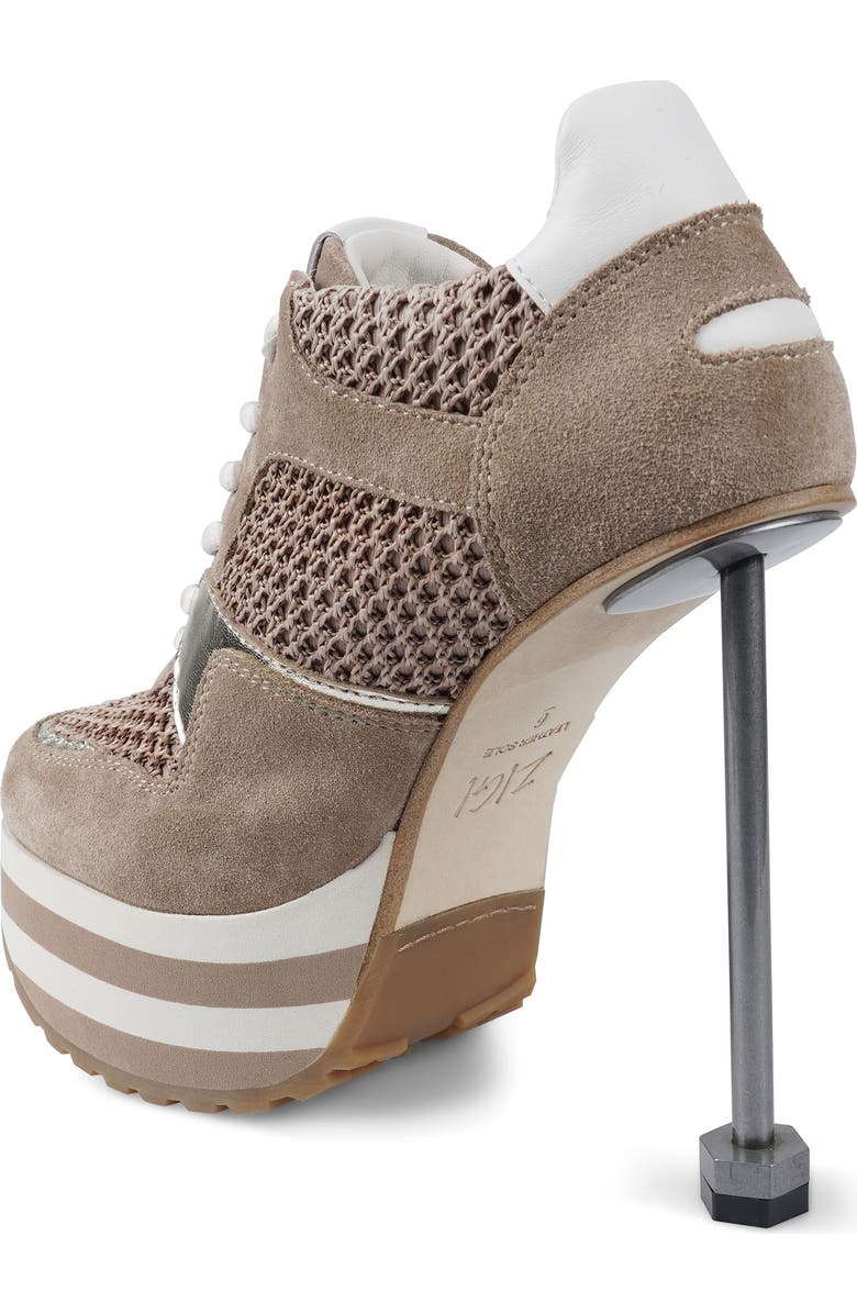 ZIGI Lively Platform Sneaker Pump, Alternate, color, Beige