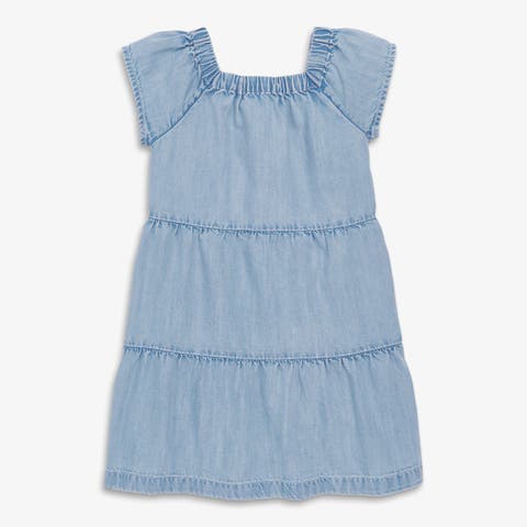 Kids Chambray Picnic Dress (Toddler, Little Kid, Big Kid)