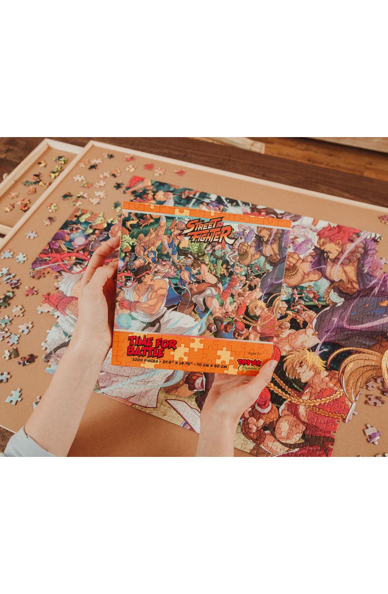 Street Fighter Time for Battle 1000 Piece Jigsaw Puzzle, Alternate, color, Multi-Color