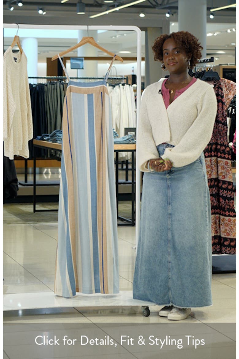 Vertical Stripe Maxi Dress video