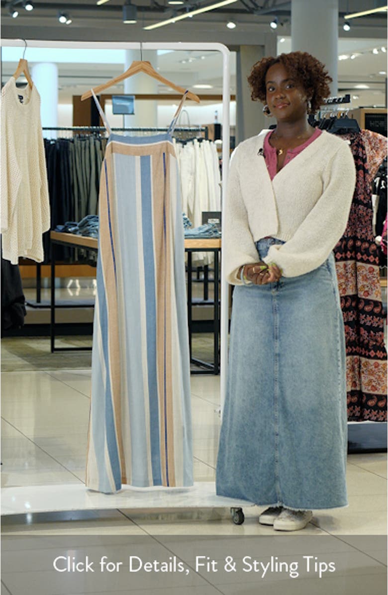 Vertical Stripe Maxi Dress, sales video thumbnail