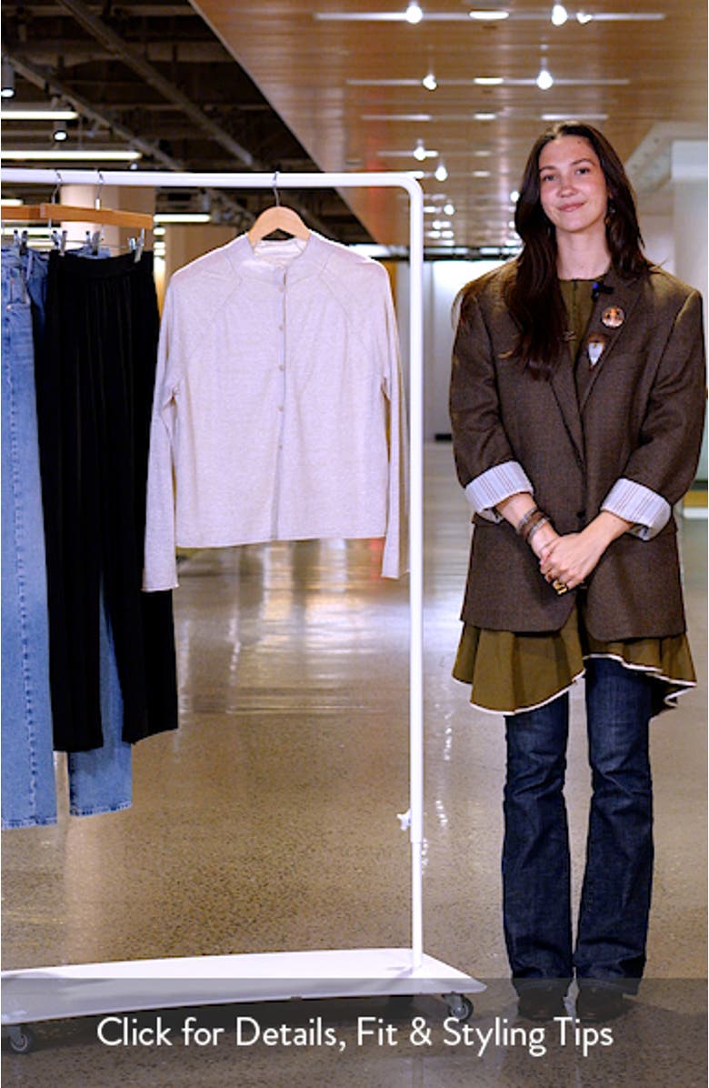 Organic Linen & Organic Cotton Cardigan, sales video thumbnail