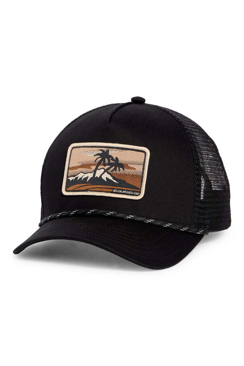 Hillside Mesh Baseball Cap, Main, color, BLACK