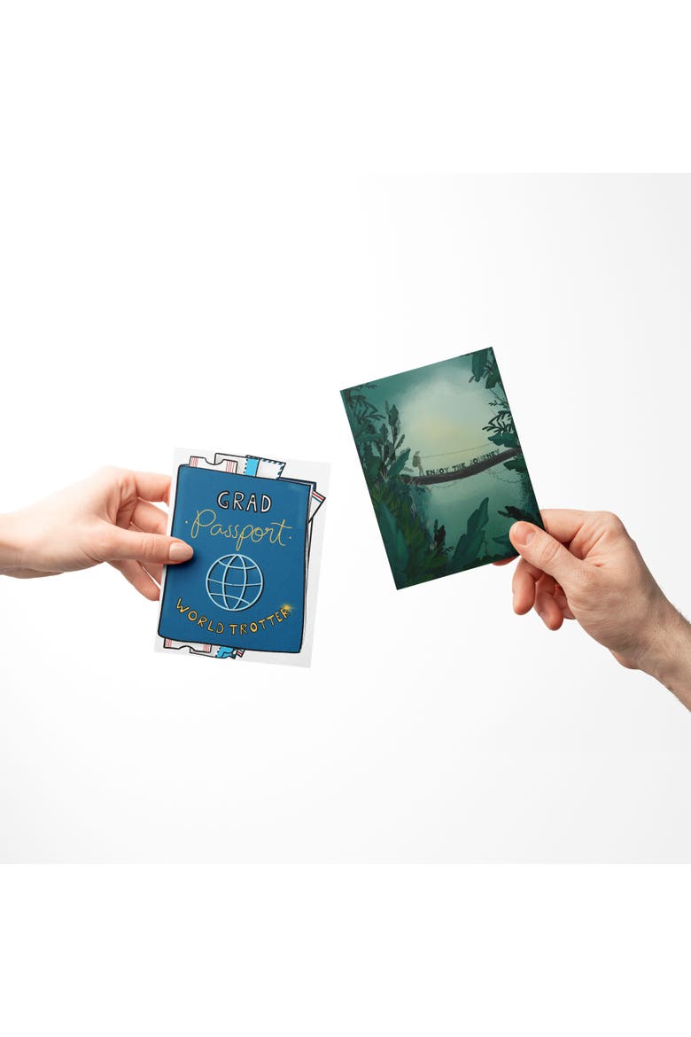 Celebration/Graduation Assorted Greeting Card Pack (3ct) "Bridge, Felicidades, Passport", Alternate, color, Multi-Pack