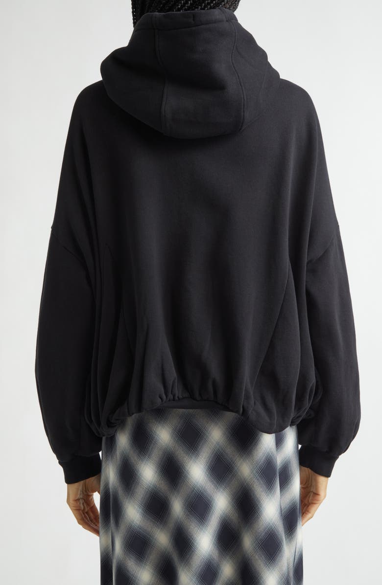 Collina Strada Fleece Zip-Up Hoodie, Alternate, color, Black