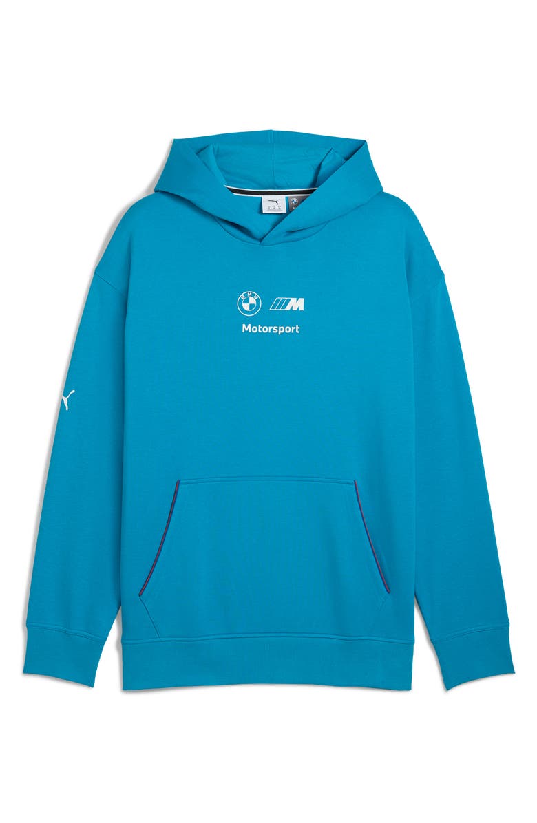 PUMA x BMW M Motorsport Graphic Hoodie, Alternate, color, Tropical Blue