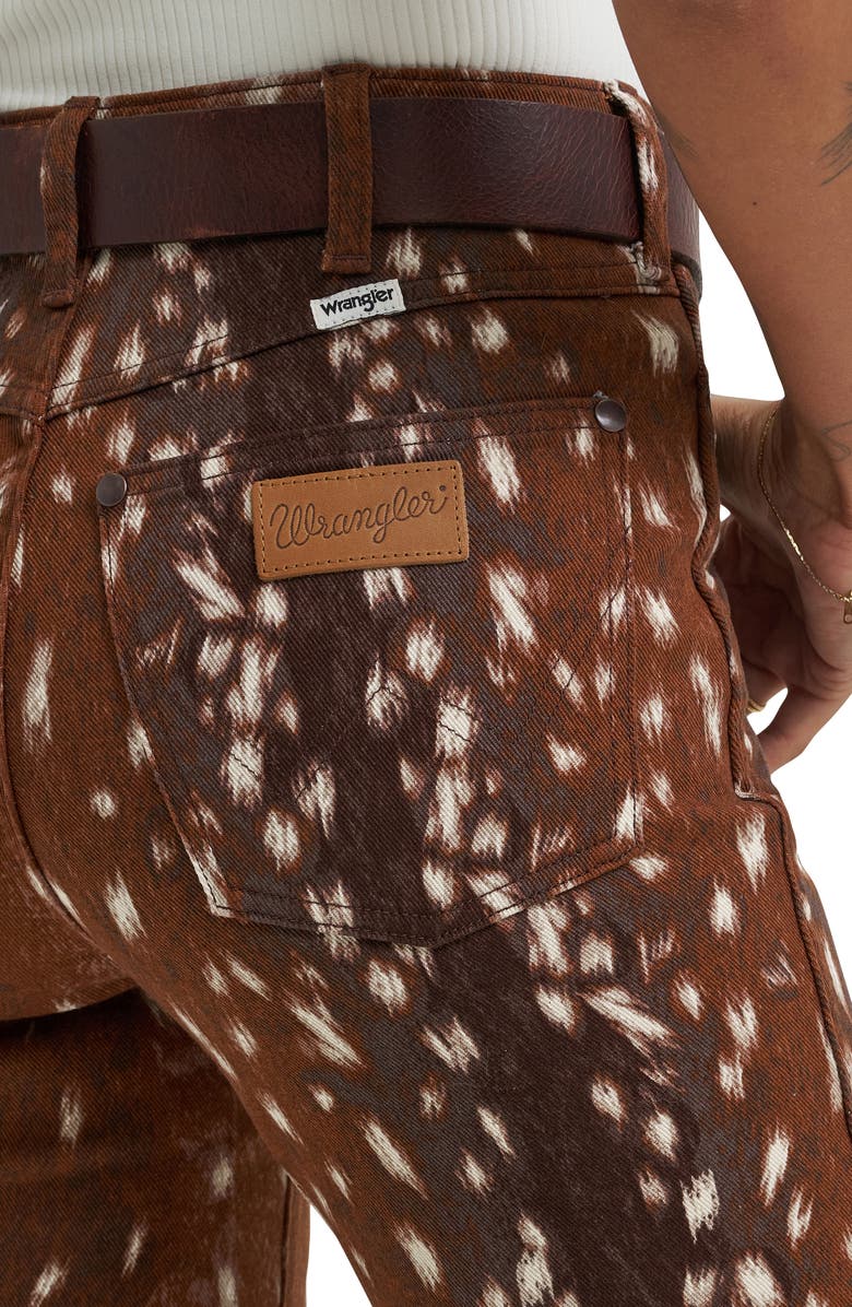 Wrangler High Waist Bootcut Jeans, Alternate, color, Fawn