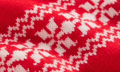 Boden Edie Fair Isle Sweater Vest In Red
