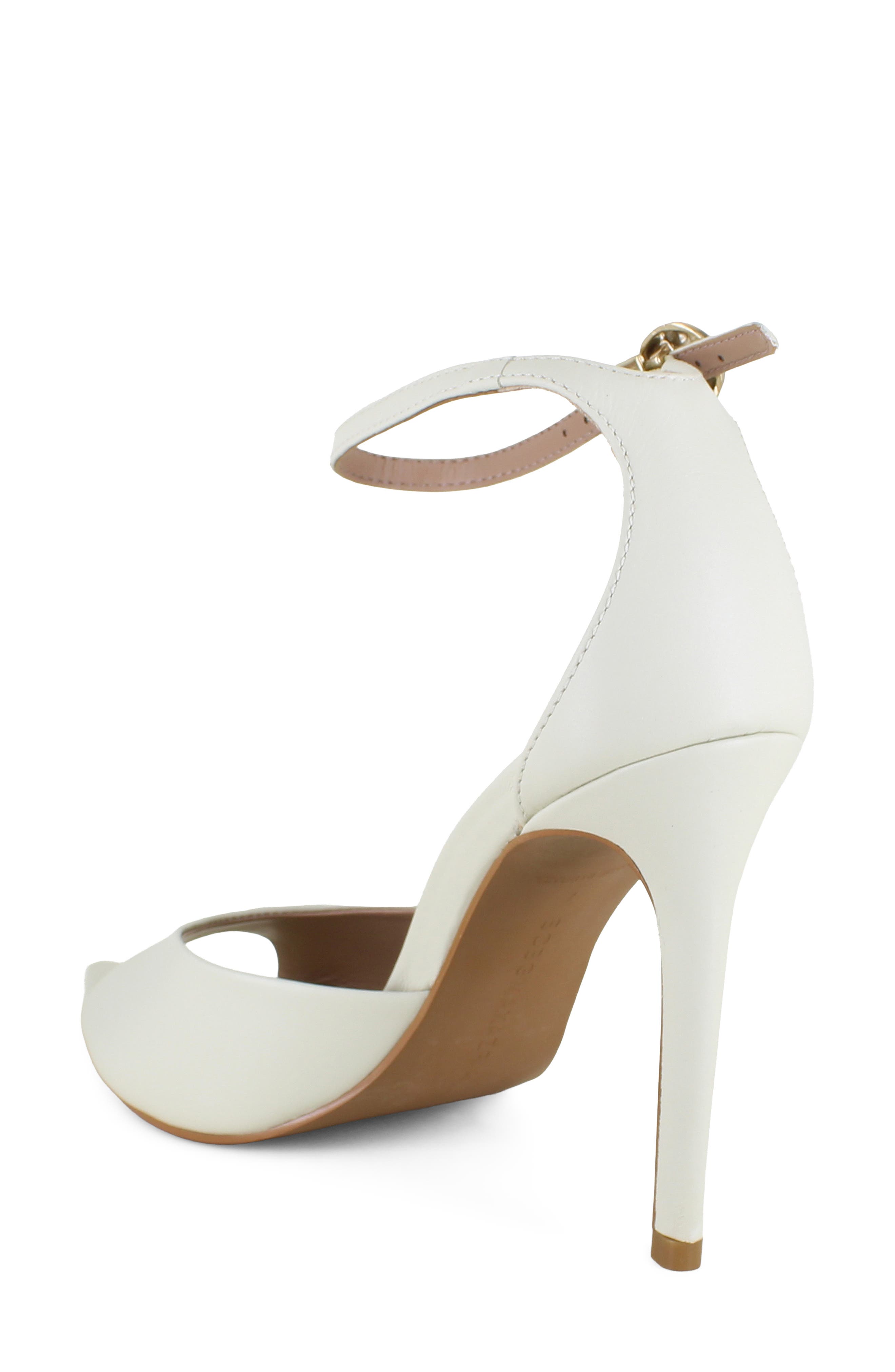 Raslin Ankle Strap Sandal, Alternate, color, WHITE