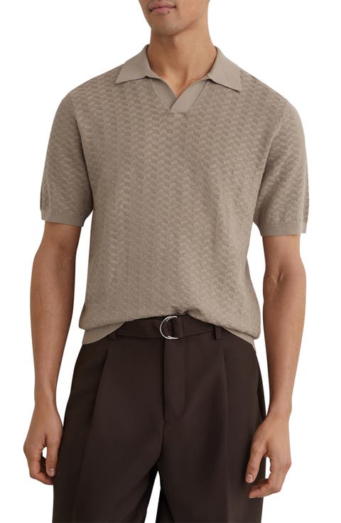 Sol Geo Open Stitch Knit Polo