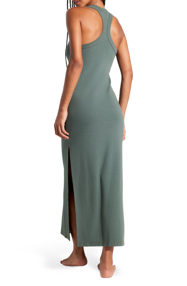 Spiritual Gangster Simone Rib Maxi Dress, Alternate, color, Agave