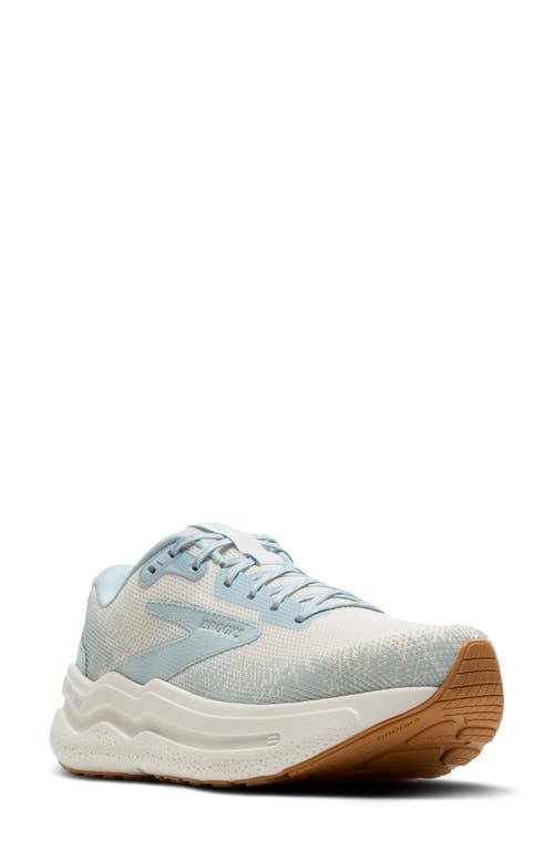Brooks Women's Ghost Max 2 Running Sneakers From Finish Line In Coconut Milk/winter Sky