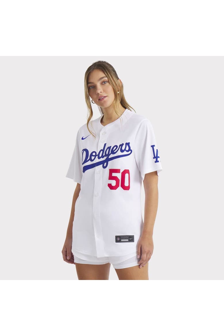 Women's Nike Mookie Betts White Los Angeles Dodgers Home Limited Player Jersey, Alternate, color, White
