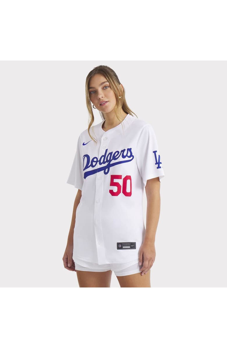 Nike Women's Nike Mookie Betts White Los Angeles Dodgers Home Limited Player Jersey, Alternate, color, White