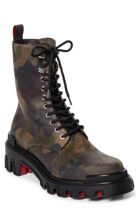 Trott Dune Camo Print Combat Boot (Men)
