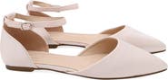 Kailee P Bella Satin Pointed Toe Flats