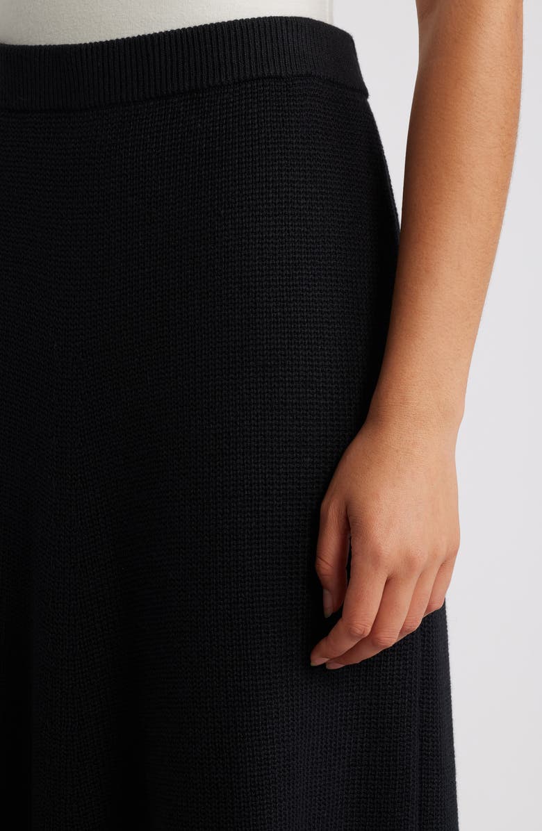 Masai Copenhagen Skylar Cotton Blend Knit Midi Skirt, Alternate, color,