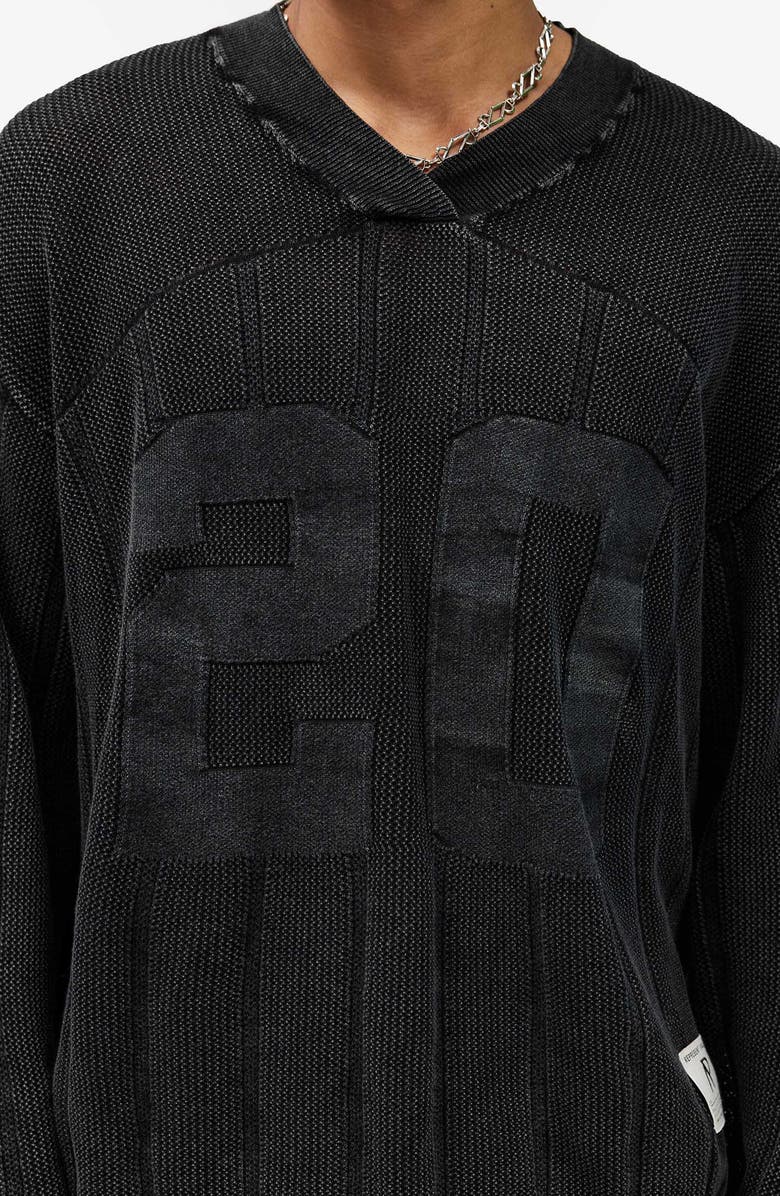 Represent Varsity Sweater, Alternate, color, Vintage Grey