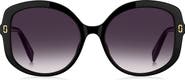 Marc Jacobs 56mm Gradient Round Sunglasses