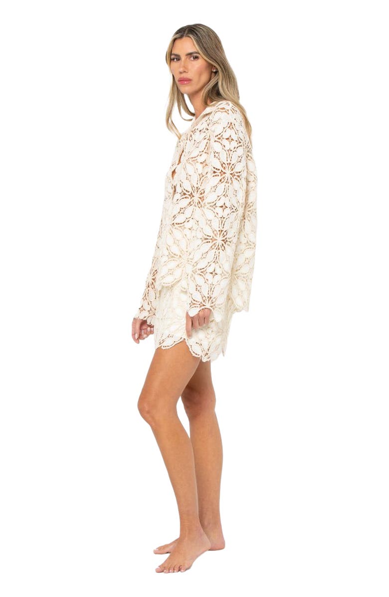 JBQ Millie Mini Skirt, Alternate, color, Natural