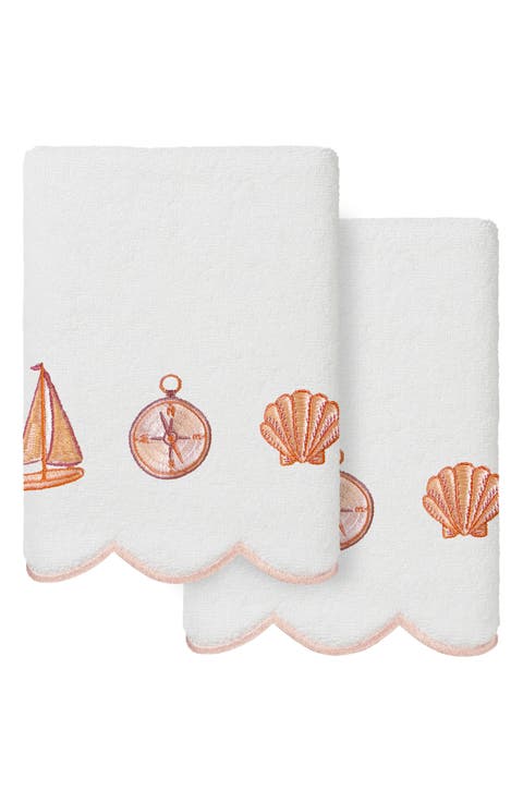 Sea Joy Scallop Pack of 2 Hand Towels