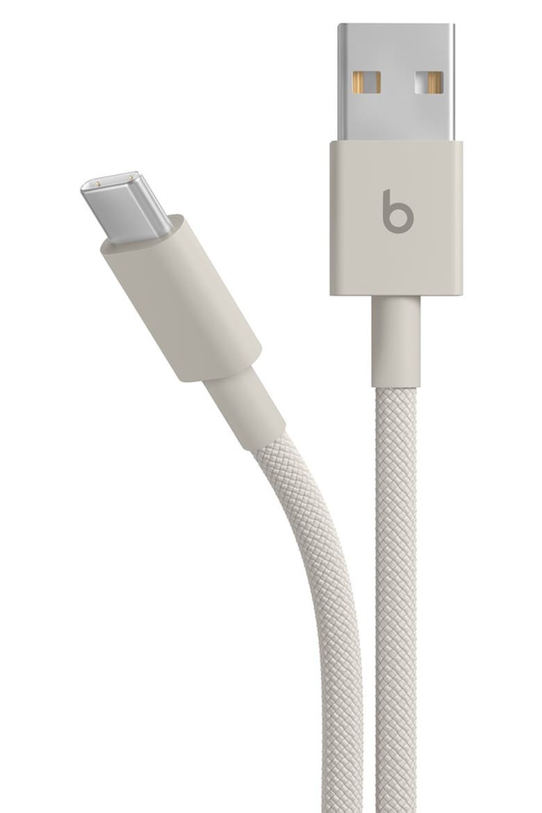 USB-A to USB-C Woven Cable, Alternate, color, SURGE STONE