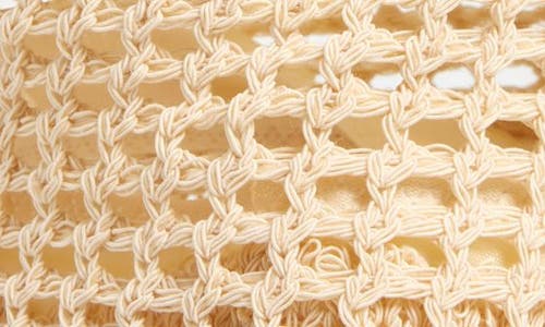Lele Sadoughi Open Weave Straw Bucket Hat