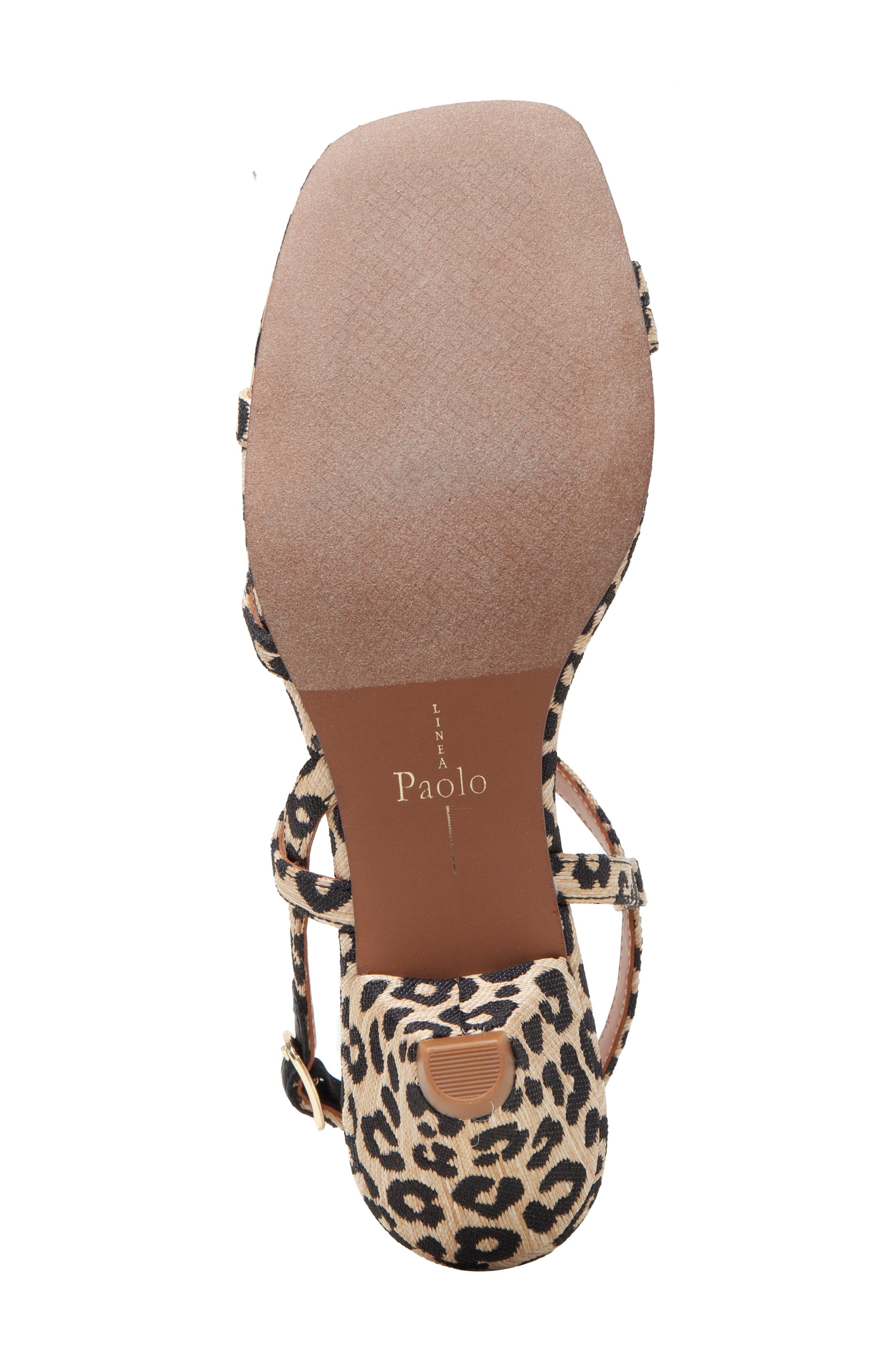 Linea Paolo Cannes Strappy Sandal, Alternate, color, Tan Leopard