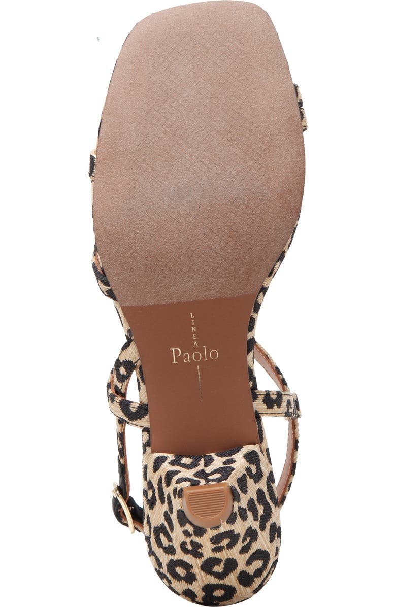 Linea Paolo Cannes Strappy Sandal, Alternate, color, Tan Leopard